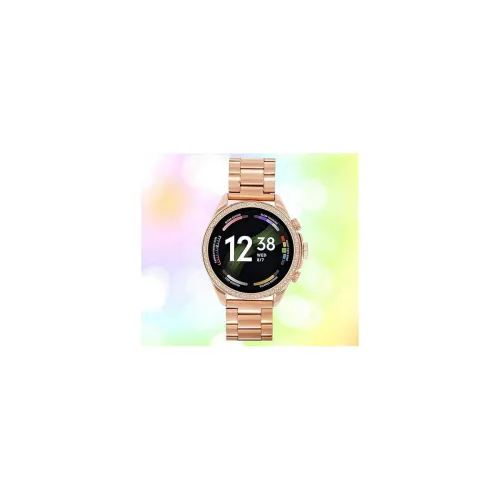 Image of Gen 8 Rose Gold Daimond Edition Stainless Steel Women Bluetooth Calling Gift Smartwatch