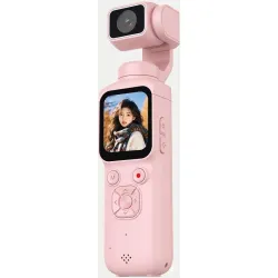 Generic 4K Pockets Vlogging Camera with WiFi, Handheld Video Camcorder with Audio & Video Recording, 330 Degree Rotating Lens, Loop Recording, 1.72 Inch Touchscreen, 64MP Photos