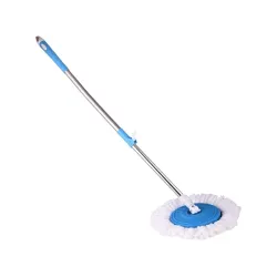 Generic 360° Spin Mop Stick with 1 Refill - Blue (Pack of 2)