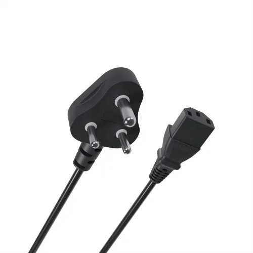 Image of Geonix 1.5 Meter Computer Power Cable Cord for Desktops PC, Printers, Monitors