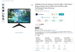 GEONIX 22 Inch PC Monitor