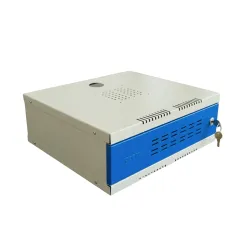 Geonix 2U DVR Rack | Wall Mount Network Server Rack | NVR Cabinet Box with Lock | 0.5 mm Metal Thickness