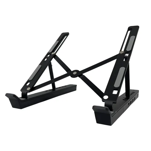 Image of GEONIX Adjustable Aluminium Laptop Stand with Hub