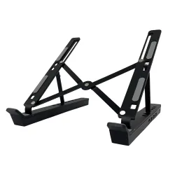 GEONIX Adjustable Aluminium Laptop Stand with Hub