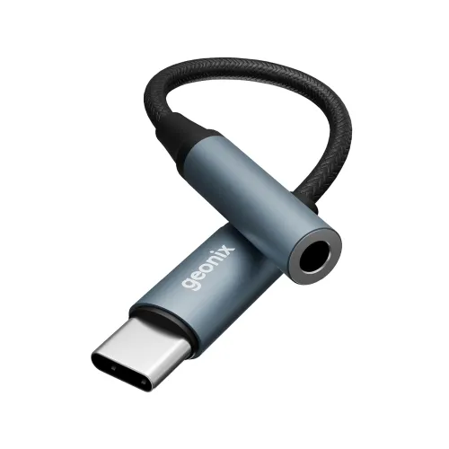 Image of Geonix Befit AX7 Type C to 3.5mm AUX Adapter |