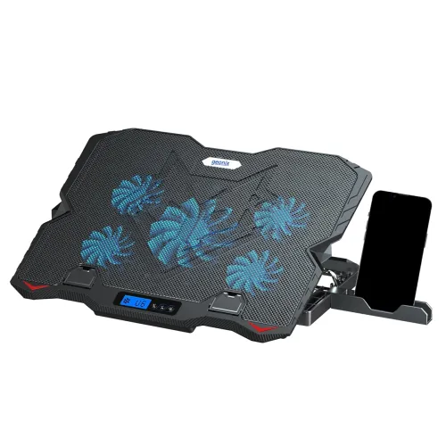 Image of Geonix Gaming Laptop Cooling Pad, LED Lights (1-6 grade), Computer Cooler Stand