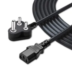 Geonix 1.5 Meter Computer Power Cable Cord for Desktops PC