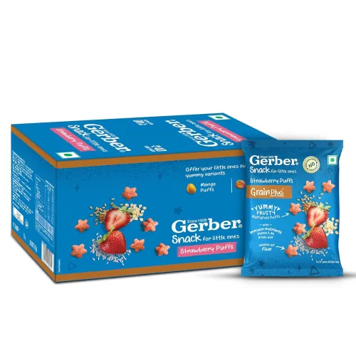 Image of Gerber Strawberry Puffs 150g (6x25g)