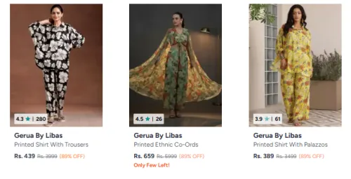 Image of Gerua By Libas Women Cothes Minimum 86% Discount