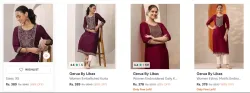 Gerua Women Kurta Upto 89% Discount