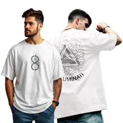 GESPO Men Oversized T-Shirt for Men