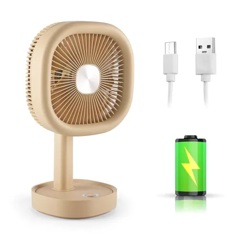 Image of Gesto 6 Inch High Speed Rechargeable Table Fan 