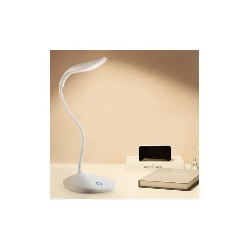 Image of Gesto Plastic LED Rechargeable Study Lamp,Table Lamp for Study Room,Desk Lamp Light with 3 Brightness Level,Portable USB