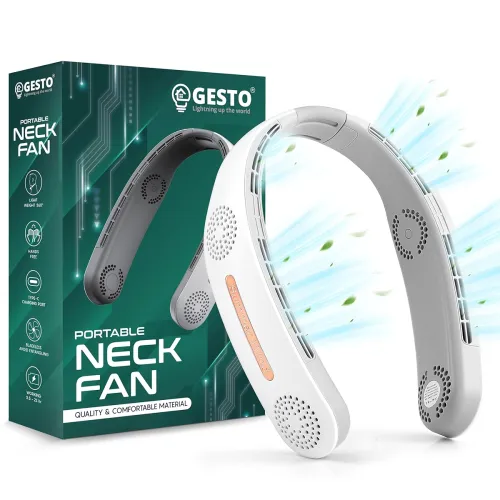 Image of Gesto Rechargeable Portable Neck Fan