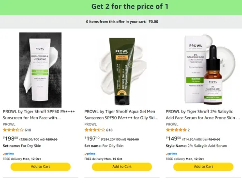 Image of Get 2 for the price of 1 starting at ₹139