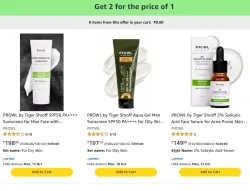 Get 2 for the price of 1 starting at ₹139