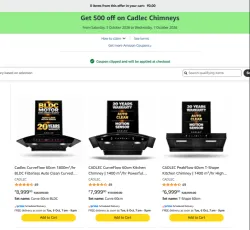 Get 500 off on Cadlec Chimneys starting at ₹6,999