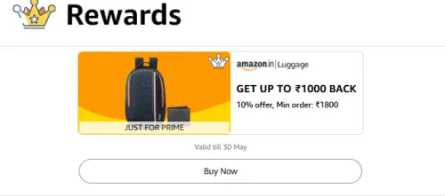 Image of GET UP TO ₹1000 BACK on Min order ₹1800