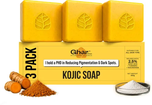 Image of Ghar Soaps Kojic Acid 2% Soap with Niacinamide