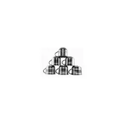 GIFFERMAN STAINLESS STEEL ROYAL TEA COFFEE CUPS 155ML PACK 6