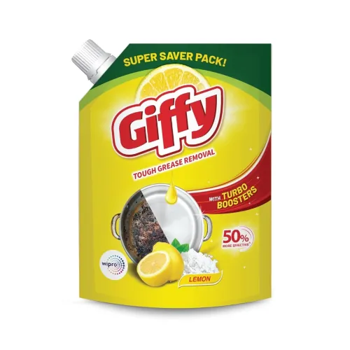 Image of Giffy Liquid Lemon and Active Salt Dishwash Gel 2 Litre 