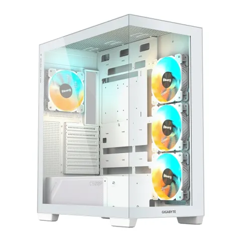Image of GIGABYTE C500 Panoramic Stealth ICE Mid Tower Gaming Cabinet