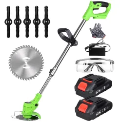GIGAWATTS Cordless Grass Trimmer Brush Cutter 2in1