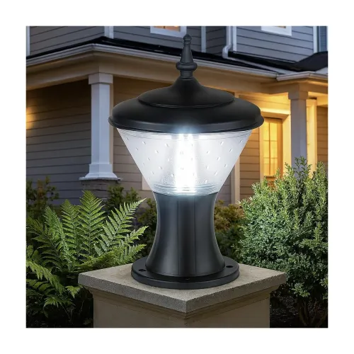 Image of Gigawatts GWSRW-02 Outdoor Gate Light – 12W Integrated Light 101% Rust & Waterproof Polycarbonate, ABS, PP Piller Lamp B