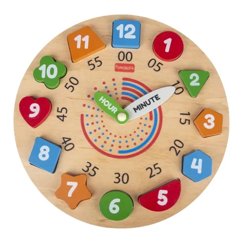 Image of Giggles - My Clock Shape Sorting Clock Puzzle