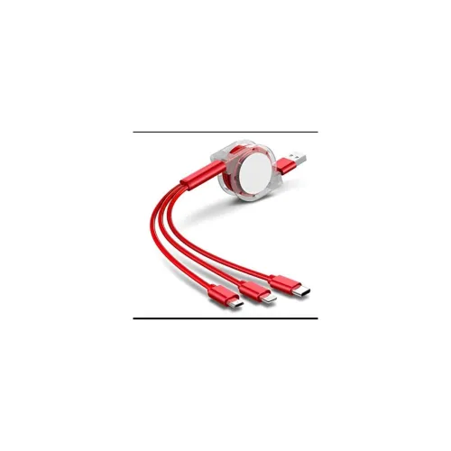 Image of Gilary 3-in-1 Retractable Fast Charger Cable