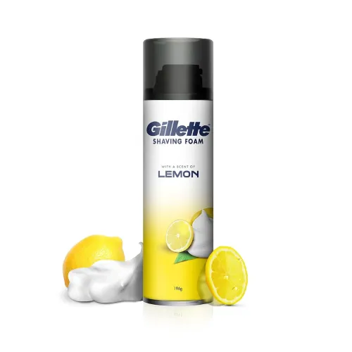 Image of Gillette Classic Lemon Lime Pre Shave Foam - 196 gram