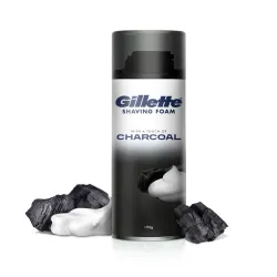 Gillette Men Pre-Shave Foam with Charcoal - 196g