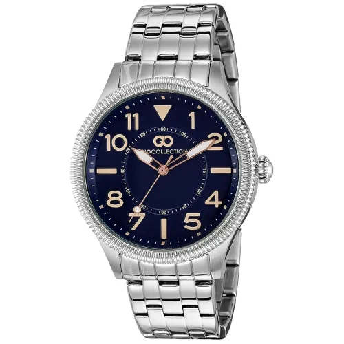 Image of Gio Collection Analog Blue Dial Men's Watch - G1005-77