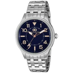 Gio Collection Analog Blue Dial Mens Watch - G1005-77