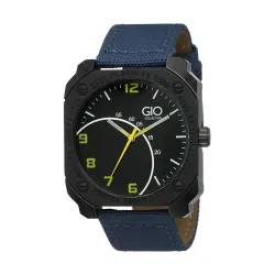 Gio Collection Analog Black Dial Mens Watch
