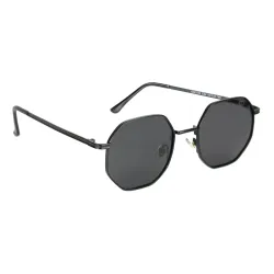 Gio Collection Hexagon Polarized UV Protected Sunglasses