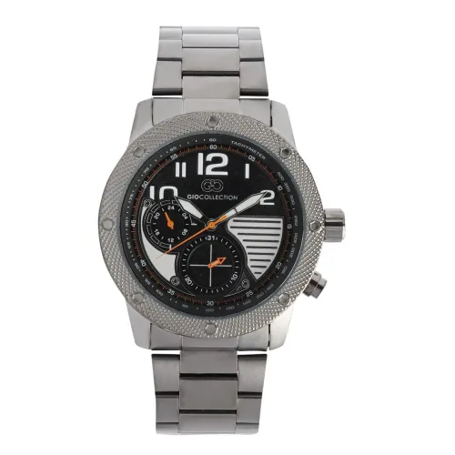 Image of Gio Collection Multifunction Black Dial Men's Watch
