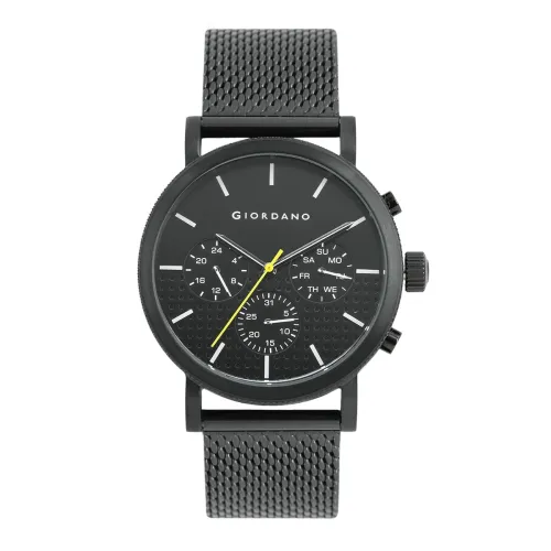 Image of Giordano Analog Black Dial Men's Watch-1826-33