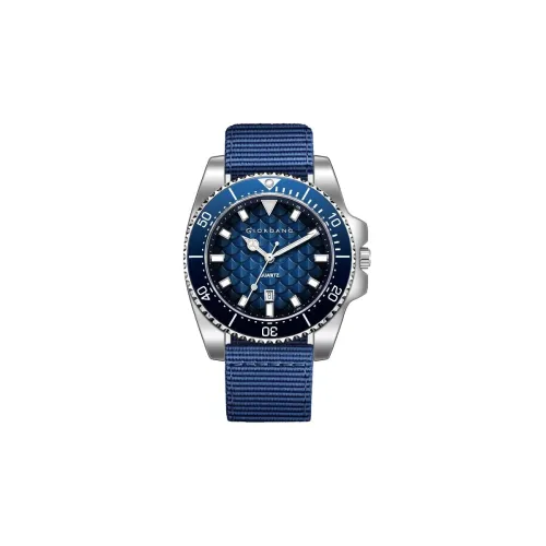 Image of Giordano Analog Quartz Watch for Men with Black Textured Fish Scale Dial