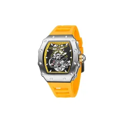 Giordano Analog Skeleton Dial Watch for Men