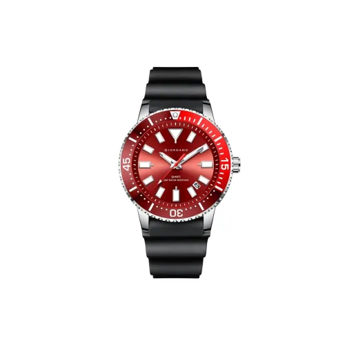 Image of Giordano Analog Wrist Watch for Men Stylish Silicon Strap with Water Resistant 3 Hand Mechanism