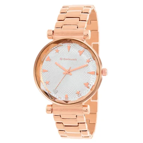 Image of Giordano Analog Wrist Watch for Women Stylish Metal Strap with Water Resistant 3 Hand Mechanism for Girls 