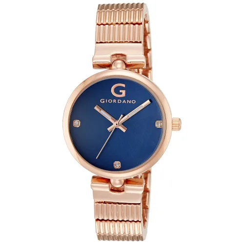 Image of Giordano Analog Wrist Watch Gift for Women with Crystal Studded Dial and Unique Designed 