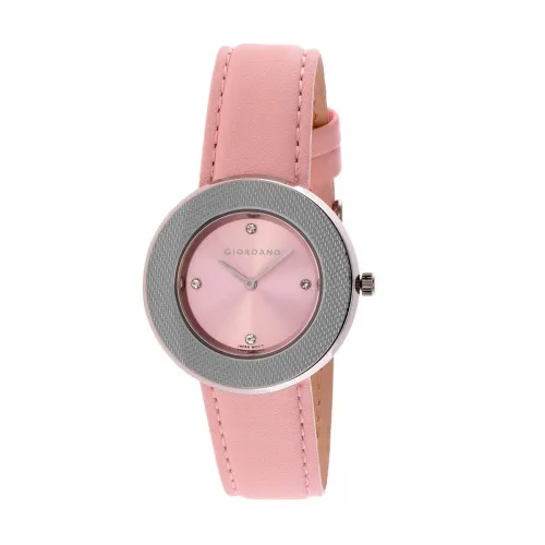 Image of Giordano Analogue Pink Dial Women's Watch