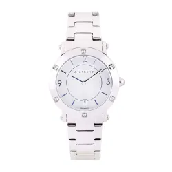 Giordano Analogue Silver Dial Womens Watch