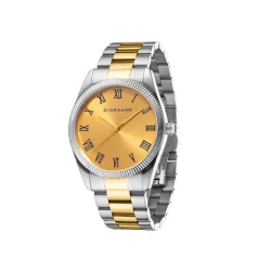 Giordano Classic Formal Analog Watch for Men with Stainless Steel Strap and Roman Numeric Indices