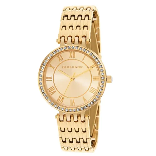 Image of Giordano Eleganza Collection Round Analog Watch