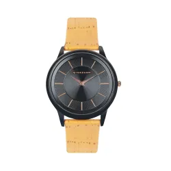 Giordano Formal Analog Watch for Men's Elegant Dial Style Water Resistant Casual Watch Round Shape with Metal Case Leather Belt Wrist Watch for Men - -GD4101
