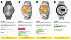 Giordano Mens Watch upto 85% Discount