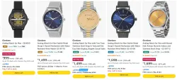 Click to enlarge Giordano Men's Watches upto 81% Discount